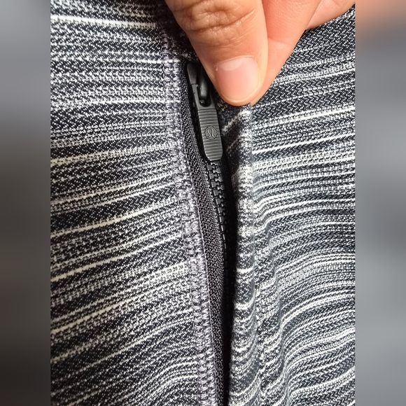 Lululemon Athletica Charcoal Striped Hoodie - Picture 9 of 13